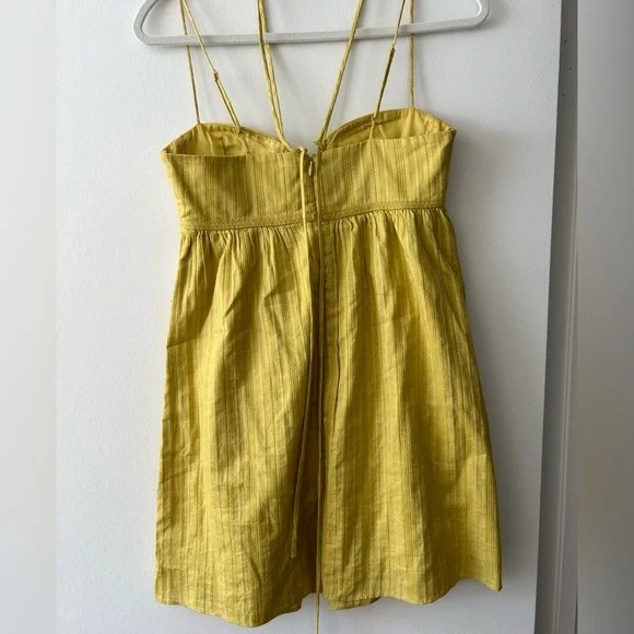 Yellow Baby doll dress 100% cotton - Picture 5 of 6